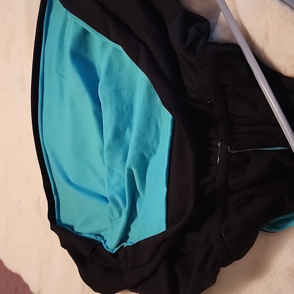 LADIES BLACK & TURQUOISE  REVERSIBLE SUN 👗 DRESS. - Picture 5 of 6